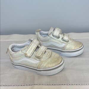 Vans Toddler Girl Sparkly
Velcro Sneakers Size Toddler 4